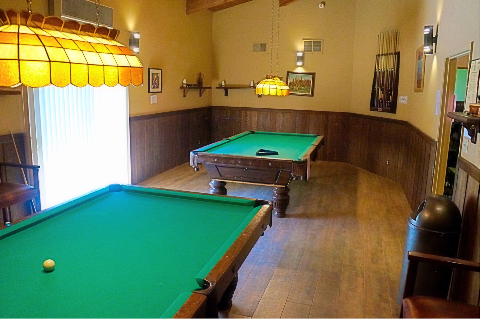 Clubhouse billiards tables